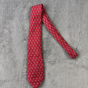 Vineyard Vines Necktie NC Football Silk Suit Tie Sports MadeIn USA Preppy Formal